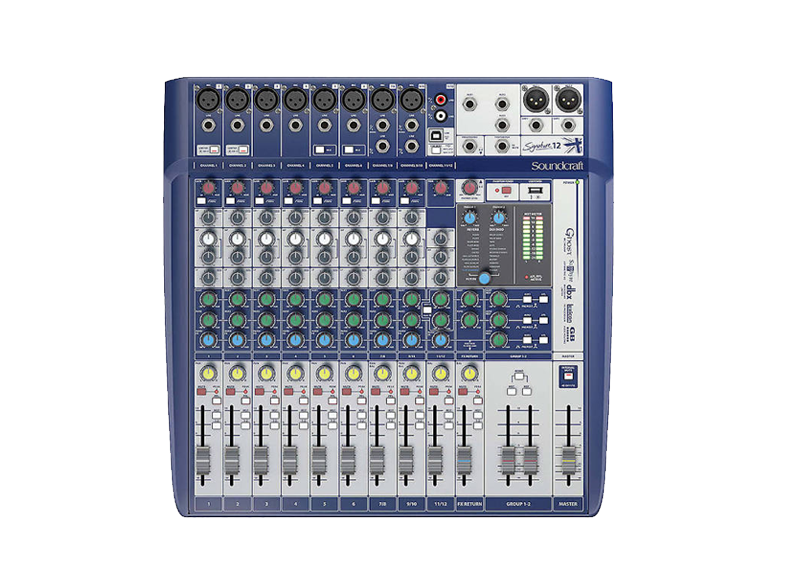 Soundcraft 12ch Analog Audio Mixer Rental Audio Equipment Rentals